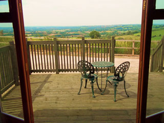 Spectacular views from the veranda